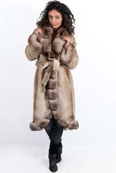 Women's exclusive Alpaca coat Militsa Melange
